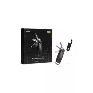 Orbitkey trusă de chei și set multitool Hybrid Leather 8, 5 cm culoarea negru imagine