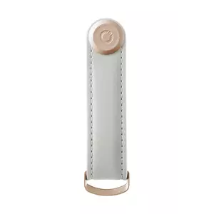 Orbitkey husă cheie Leather Stone 8, 5 cm culoare albă imagine