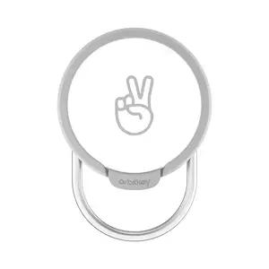 Orbitkey breloc Slim Case for AirTag 5 x 3, 5 cm culoare gri imagine