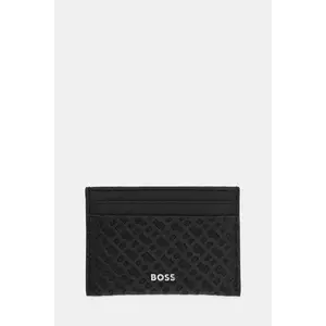 BOSS carcasa din piele culoarea negru, 50548817 imagine