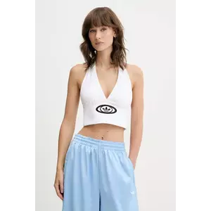 adidas Originals top Campus V Top culoarea alb, KC8801 imagine
