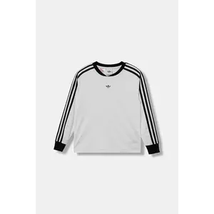 adidas Originals longsleeve copii culoarea alb, cu imprimeu, JW2850 imagine
