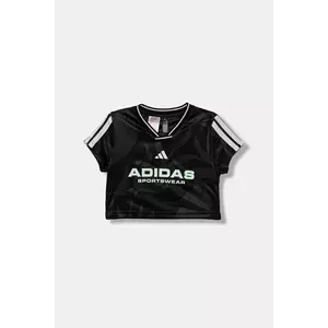 adidas tricou copii culoarea negru, JW7453 imagine