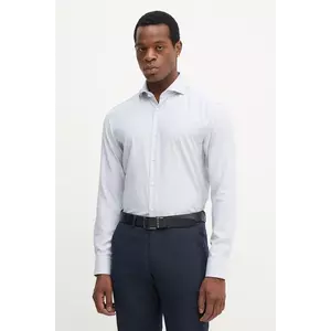 BOSS cămașă din bumbac cu guler italian, slim, 50545945 imagine