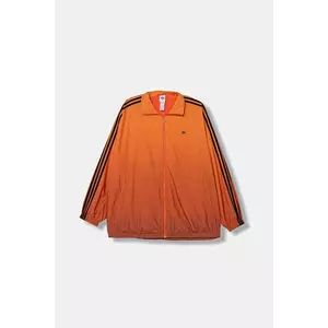 adidas Originals bluză culoarea portocaliu, cu imprimeu, JW7259 imagine