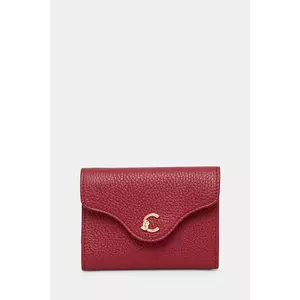 Coccinelle portofel de piele femei, culoarea bordo, E2 SSL 11 F0 01 imagine