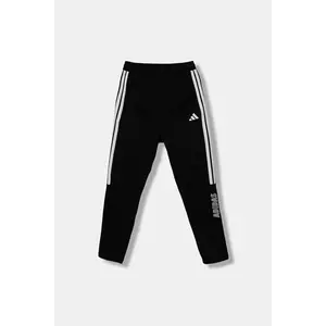 adidas pantaloni de trening pentru copii culoarea negru, cu imprimeu, JM1514 imagine