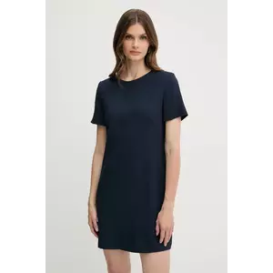 BOSS rochie culoarea bleumarin, mini, drept, 50541993 imagine