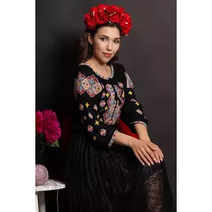 Ie dama traditionala Alicia cu broderie multicolora imagine