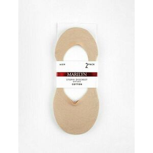 Set 2 perechi talpici bumbac balerini cu silicon pe interior Marilyn Discreet imagine