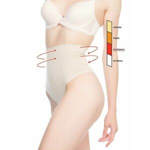 Chiloti tanga modelatori cu talie dublu intarita si silicon Shapewear 2020 imagine
