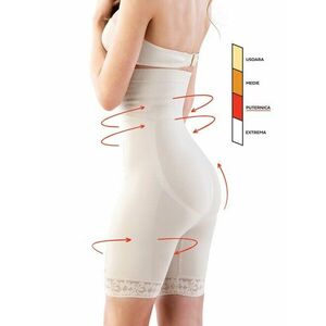 Chiloti boxeri modelatori cu talie inalta si dantela Shapewear 2027 imagine