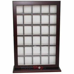 Cutie depozitare Rothenschild RS-1135-30BU 40.5 x 56.5 x 10 pentru 30 de ceasuri Maro imagine