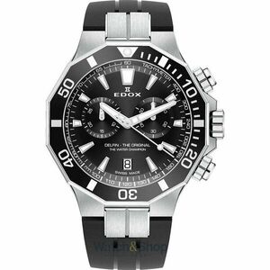 Ceas Edox Delfin 10112-3NCA-NIN Cronograf imagine