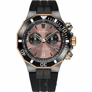 Ceas Edox Delfin 10112-357GRNCA-BRNR Cronograf imagine