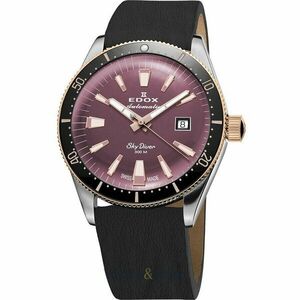 Ceas Edox Skydiver 80131-357RNRC-VIO Automatic imagine