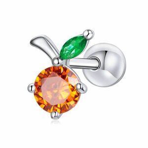 CERCEL din argint Crystal Orange imagine