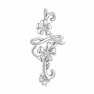 CERCEL din argint Silver Flowers imagine