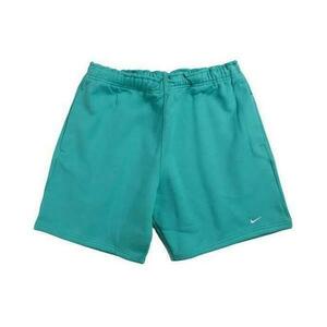 Pantaloni scurti barbati Nike Nrg Solo Swoosh Fleece Short DV3055 392, L, Verde imagine