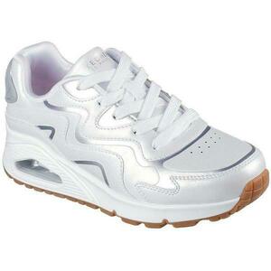 Pantofi sport femei Skechers Uno Gen1-wavy Shimmer 310322L-WSL, 28, Alb imagine