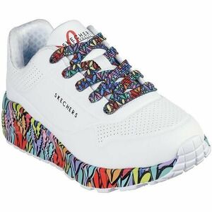Pantofi sport copii Skechers Uno Lite-subtle Love 314088L-WMLT, 32, Alb imagine