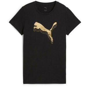 Tricou femei Puma Ess Metallic Tee 68499551, XS, Negru imagine