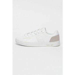 Pantofi sport low-top de piele ecologica cu garnitura de piele intoarsa imagine
