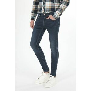 Blugi skinny cu aspect decolorat imagine
