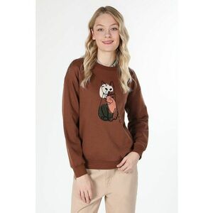 Bluza sport din amestec de bumbac cu imprimeu imagine