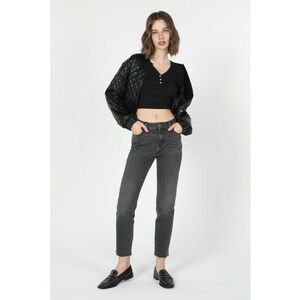Blugi crop slim fit 703 Carla imagine