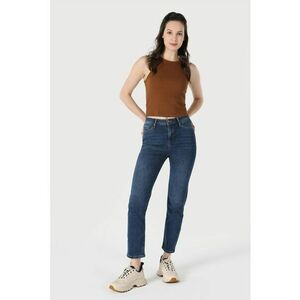 Blugi slim fit cu aspect decolorat imagine