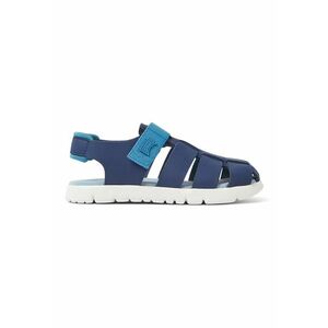 Sandale fisherman din piele si material textil imagine