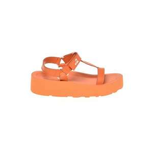 Sandale cu inchidere velcro si talpa wedge imagine