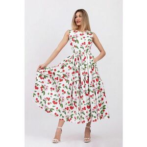 Rochie fara maneci cu buzunare laterale imagine