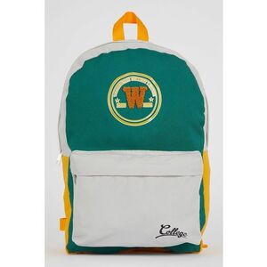 Rucsac colorblock cu detaliu texturat imagine