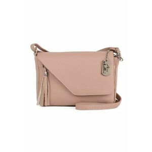 Geanta crossbody din piele cu clapa imagine