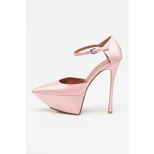 Pantofi de matase cu platforma Angelica imagine
