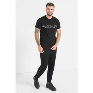 Tricou slim fit cu imprimeu logo imagine