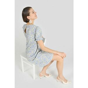 Rochie mini cu imprimeu abstract imagine