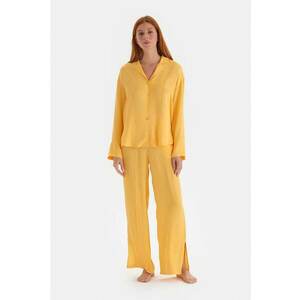 Camasa lunga de pijama cu maneci cazute imagine