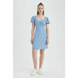 Rochie mini cu imprimeu floral imagine