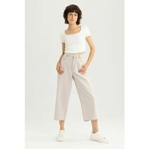 Blugi crop ampli imagine