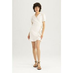 Rochie mini cu volane imagine