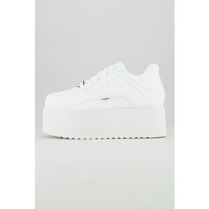Pantofi sport flatform de piele ecologica imagine