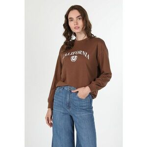 Bluza sport cu text si maneci cazute imagine