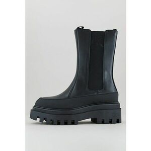 Ghete Chelsea de piele cu logo imagine