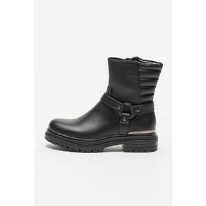 Ghete de piele ecologica Courtney Moto imagine