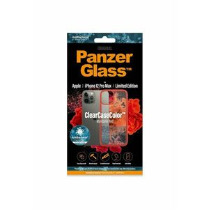 Husa de protectie pentru Apple iPhone 12 Pro Max - Transparenta / Rama Rosie imagine