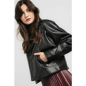 Jacheta biker de piele ecologica imagine