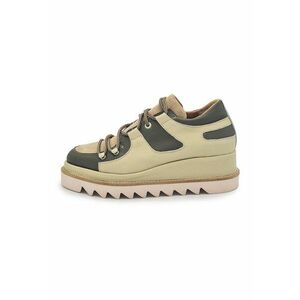 Pantofi casual de piele cu insertii de piele intoarsa Monet imagine